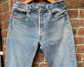 Levi's 501 Vintage Made in USA W33 L32 Actual Size Measured