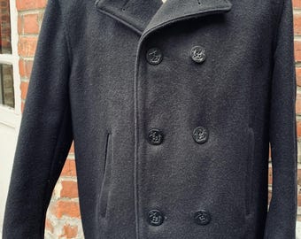 Vintage US Coast Guard Wool Peacoat - Men's Medium (38-40) - Etsy