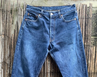 Levi's 501 Vintage W30 L32 Actual Size Measured/Size Actual Measured W29-37Fr L31-78cm Fantastic Patina!