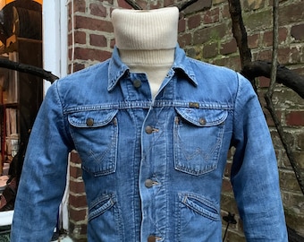 Wrangler Selvedge Vintage Jacket 1960s Selvedge Denim 124MJ Wrangler Selvedge Vintage Jacket 1960s Selvedge Denim 124MJ