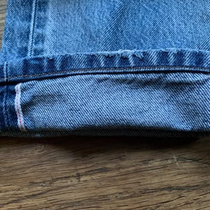 Levi&#39;s 501 Redline Selvedge Repro Actual Size Measured/Taille Mesure Réelle W30-38Fr L30.5-77cm