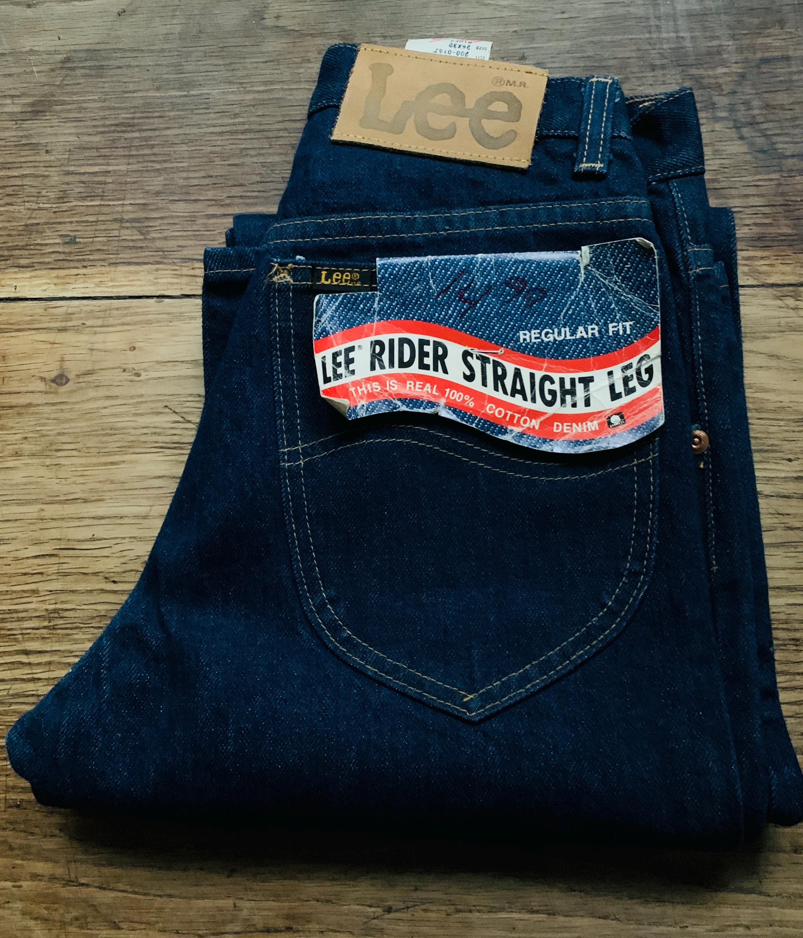 【deadstock】Lee 200 70s 80s made in USA Lee Vintage Deadstock USA Made Late 70s Early 80s W26 L34 Actual