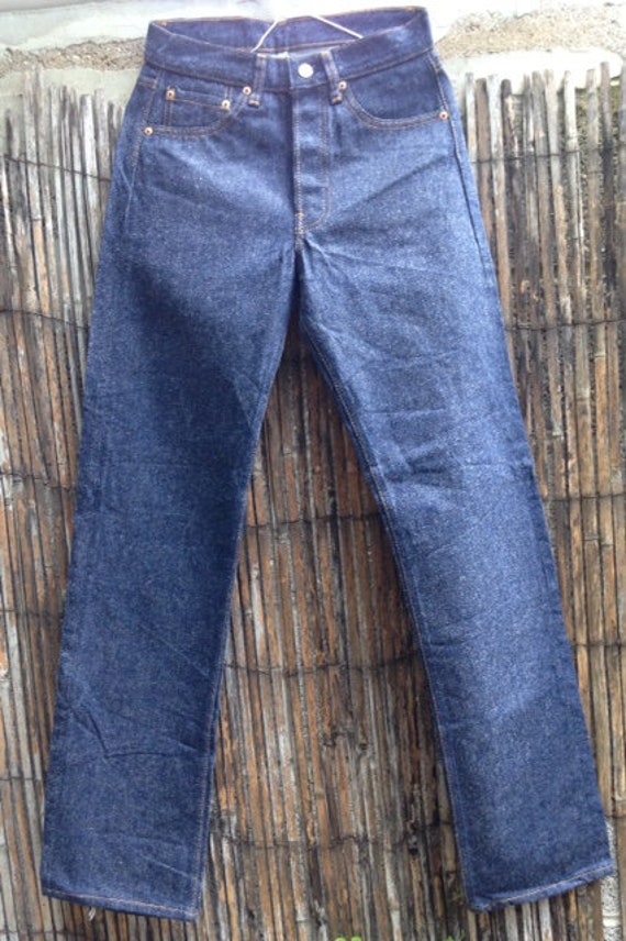 Levis 501 Vintage 80s Shrink to Fit Deadstock W28 L34 Actual Size