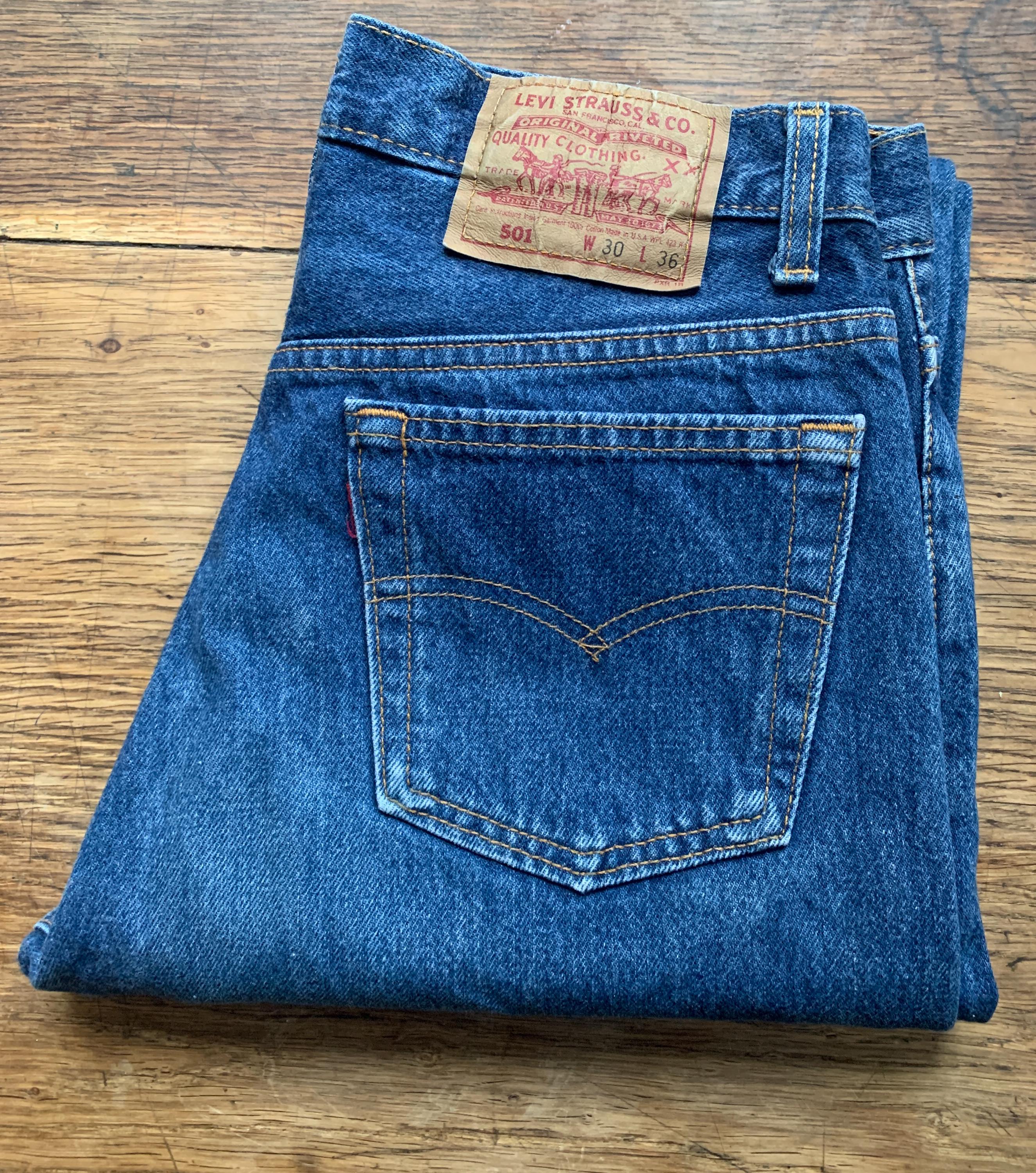 Levi's - リーバイス501 W36 ヒゲ ハチノス 古着 00s Y2K 21843の通販