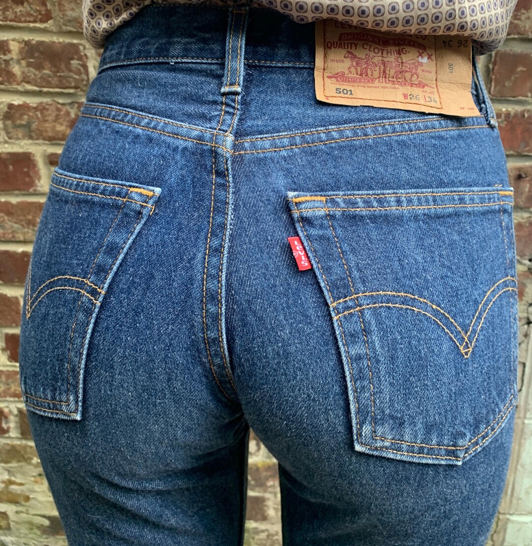 Levis 501-0658 Made in USA [1990s] Vintage Black Denim Pants