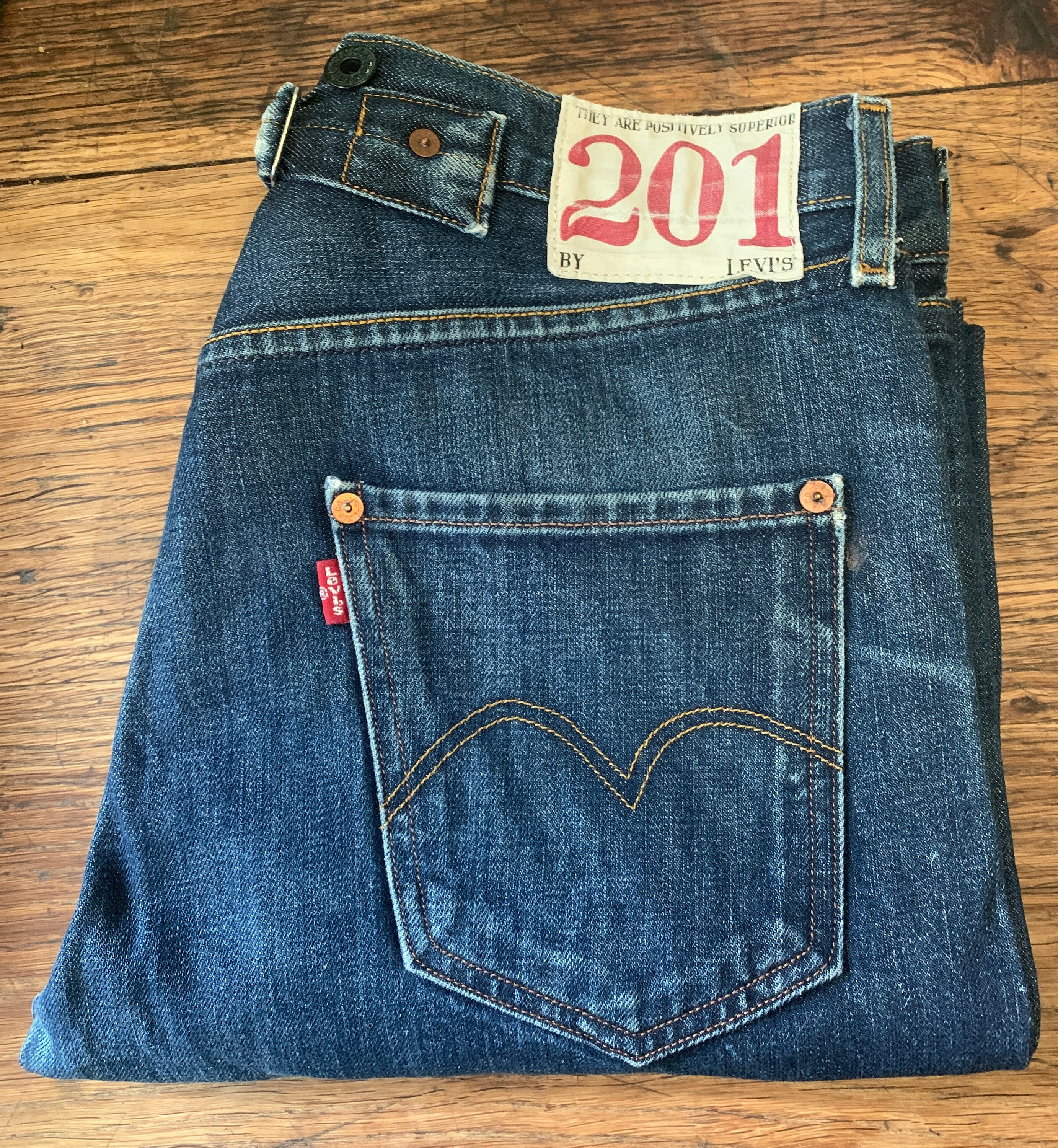 Levi's 201 1890-1901 Repro W29 L32 Actual Size Measured-size Real 