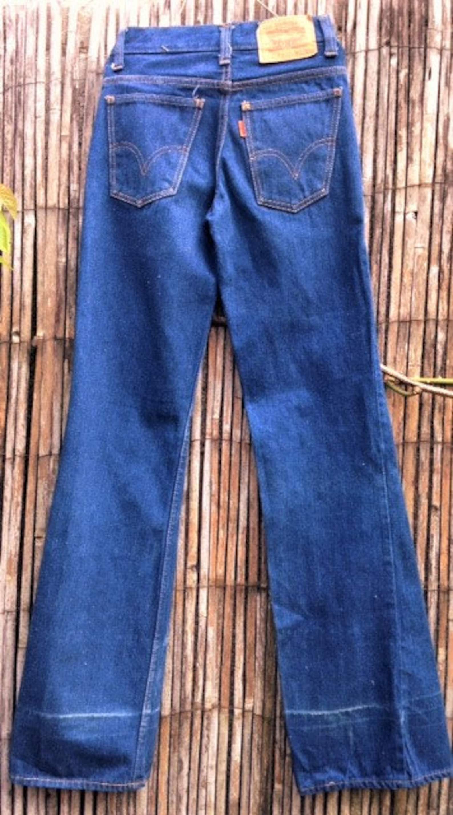 Vintage LEVI'S Bell Bottoms W27 L36 Size Measured W2431Fr Etsy