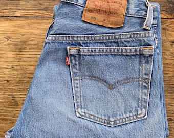 Levi's 501 90s Vintage Made in USA W30 L32 Actual Size