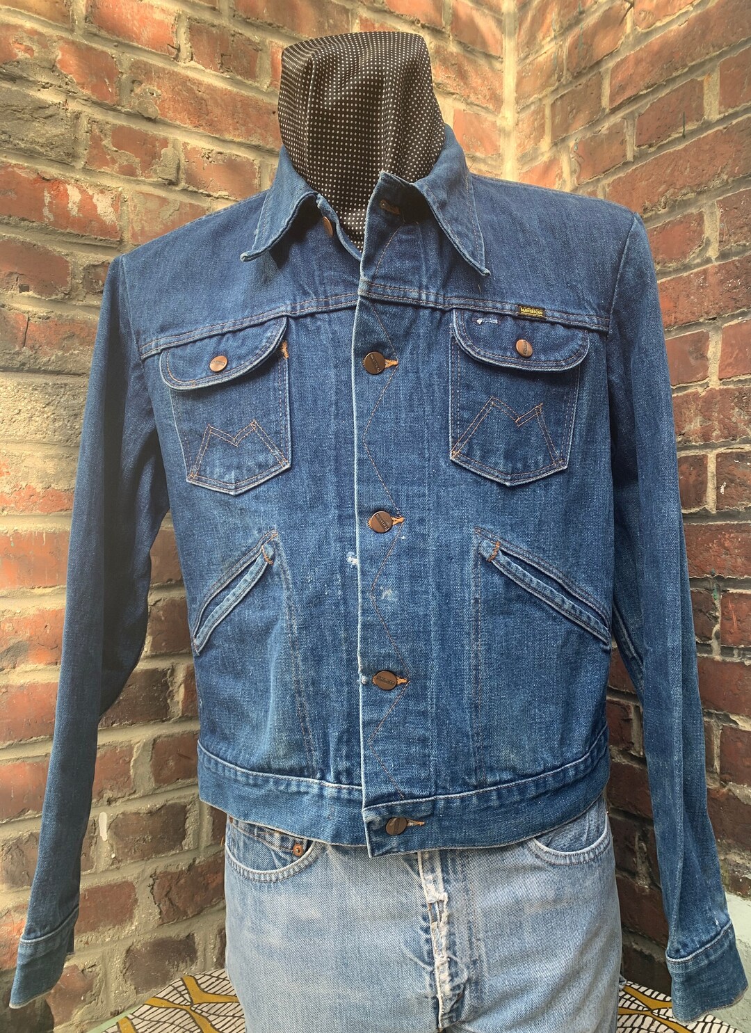 古着】＜vintage＞70s Wrangler grunge jacket