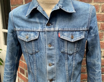 Vintage 70s Levi's Type 3 Denim Trucker Jacket SIZE 36 - Etsy