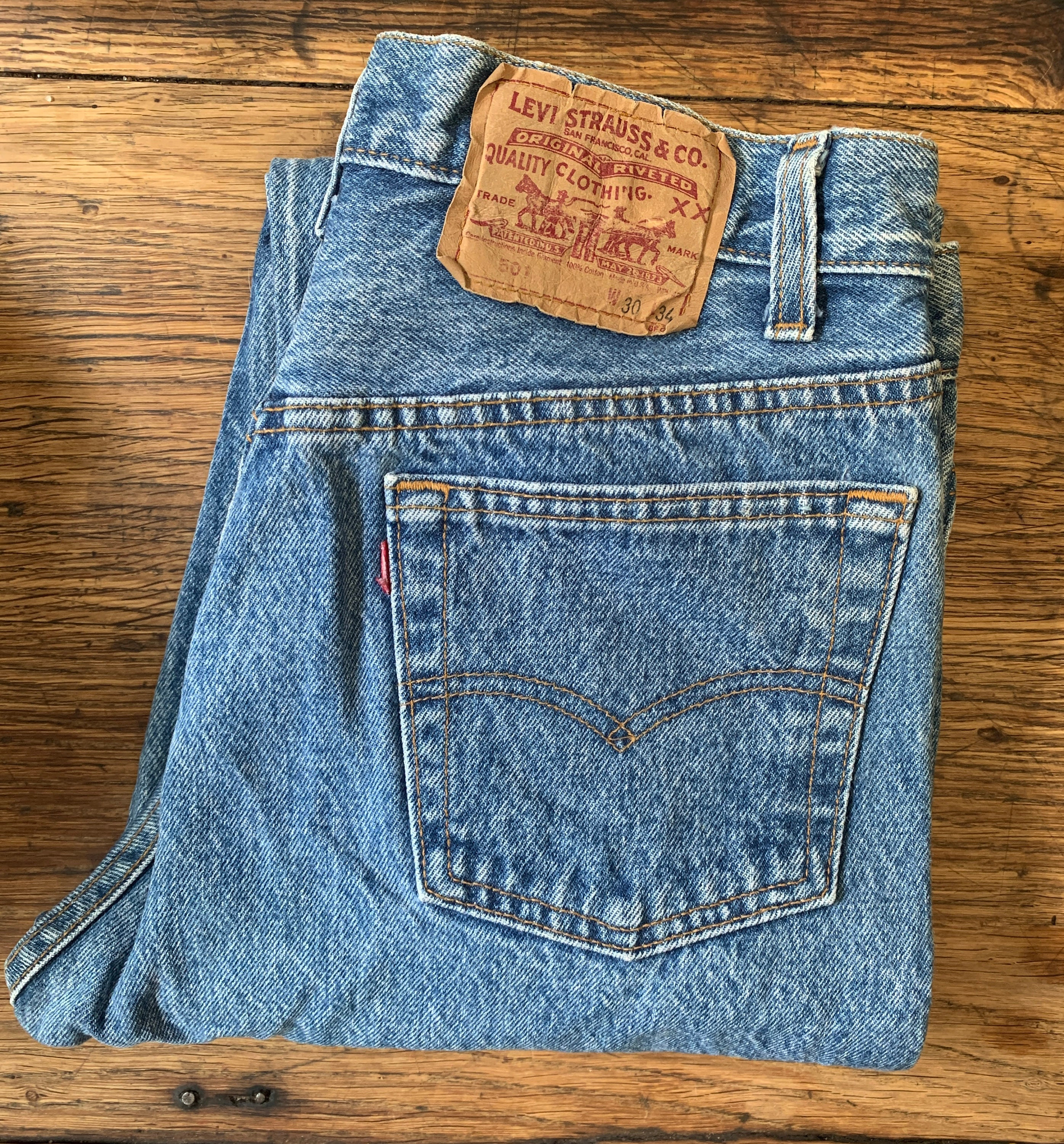 Levis 501 W28 L34 - Etsy