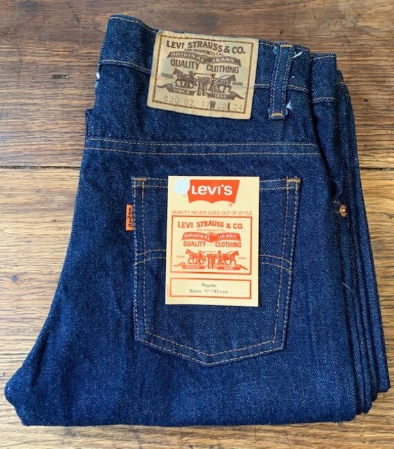 Levi's 630 Vintage Deadstock W28 L34 Actual Size M