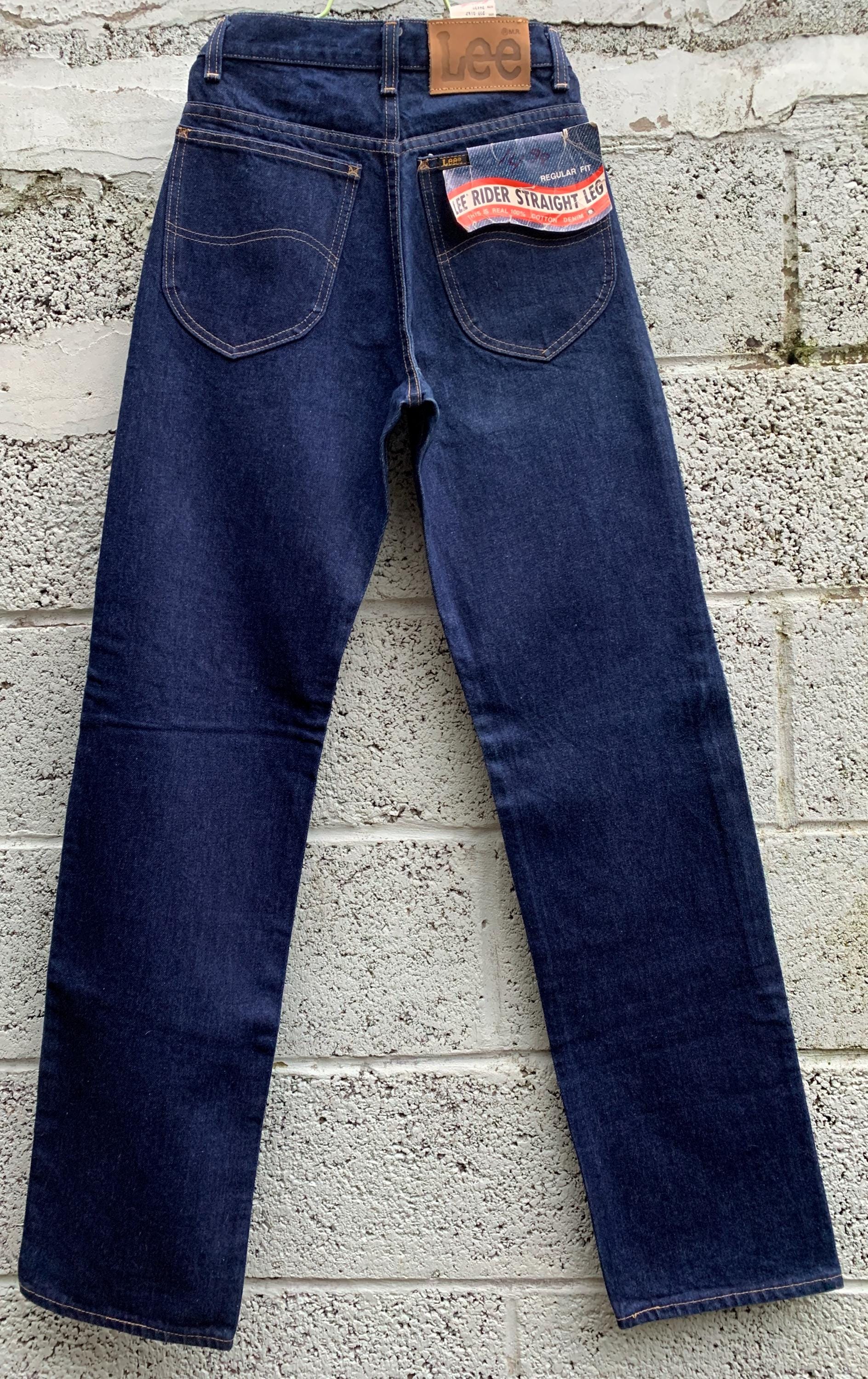 Lee Vintage Deadstock USA Made Late 70s Early 80s W26 L34 Actual 