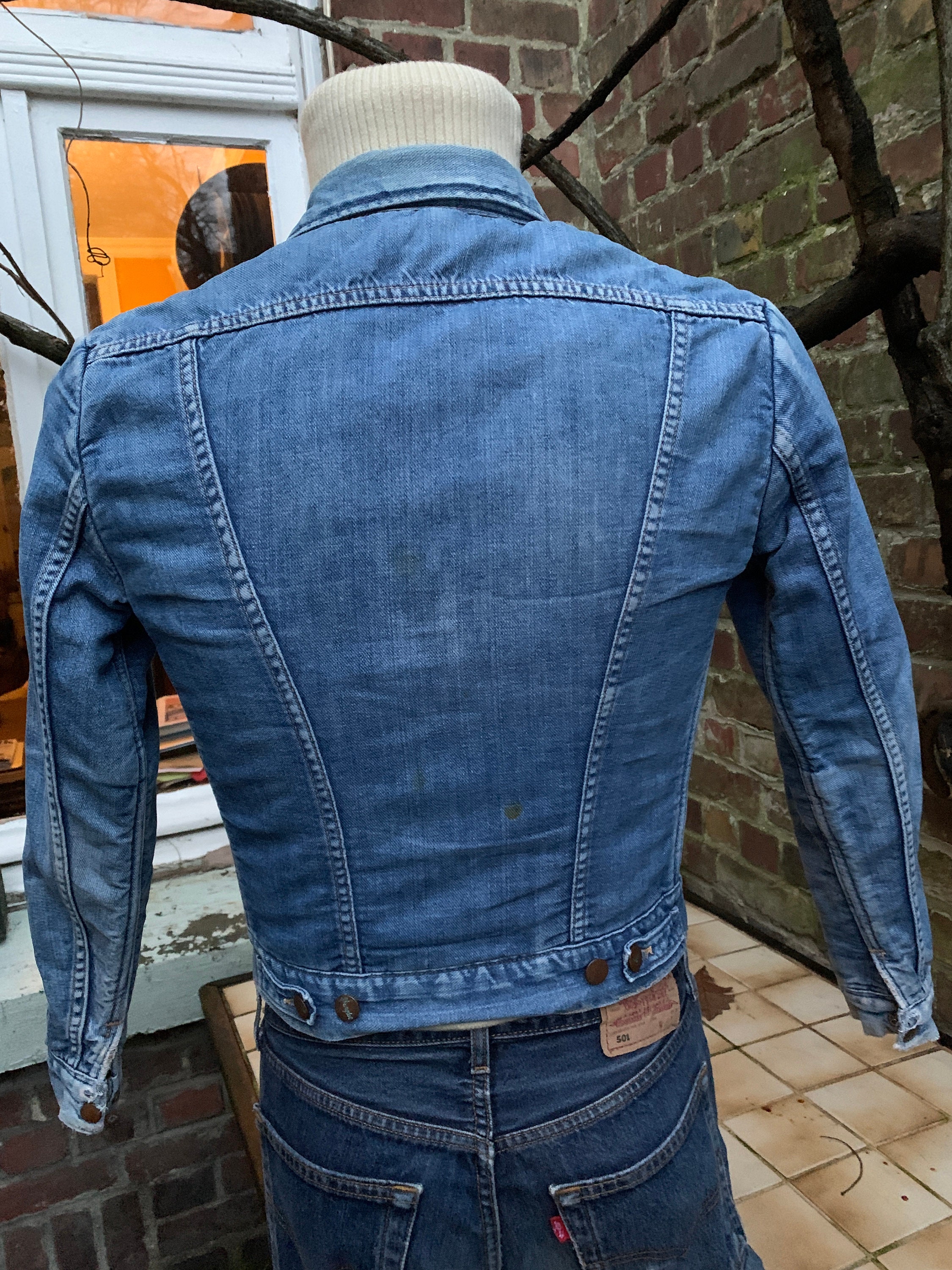 Wrangler Selvedge Vintage Jacket 1960s Selvedge Denim 124MJ Wrangler Selvedge Vintage Jacket 1960s Selvedge Denim 124MJ