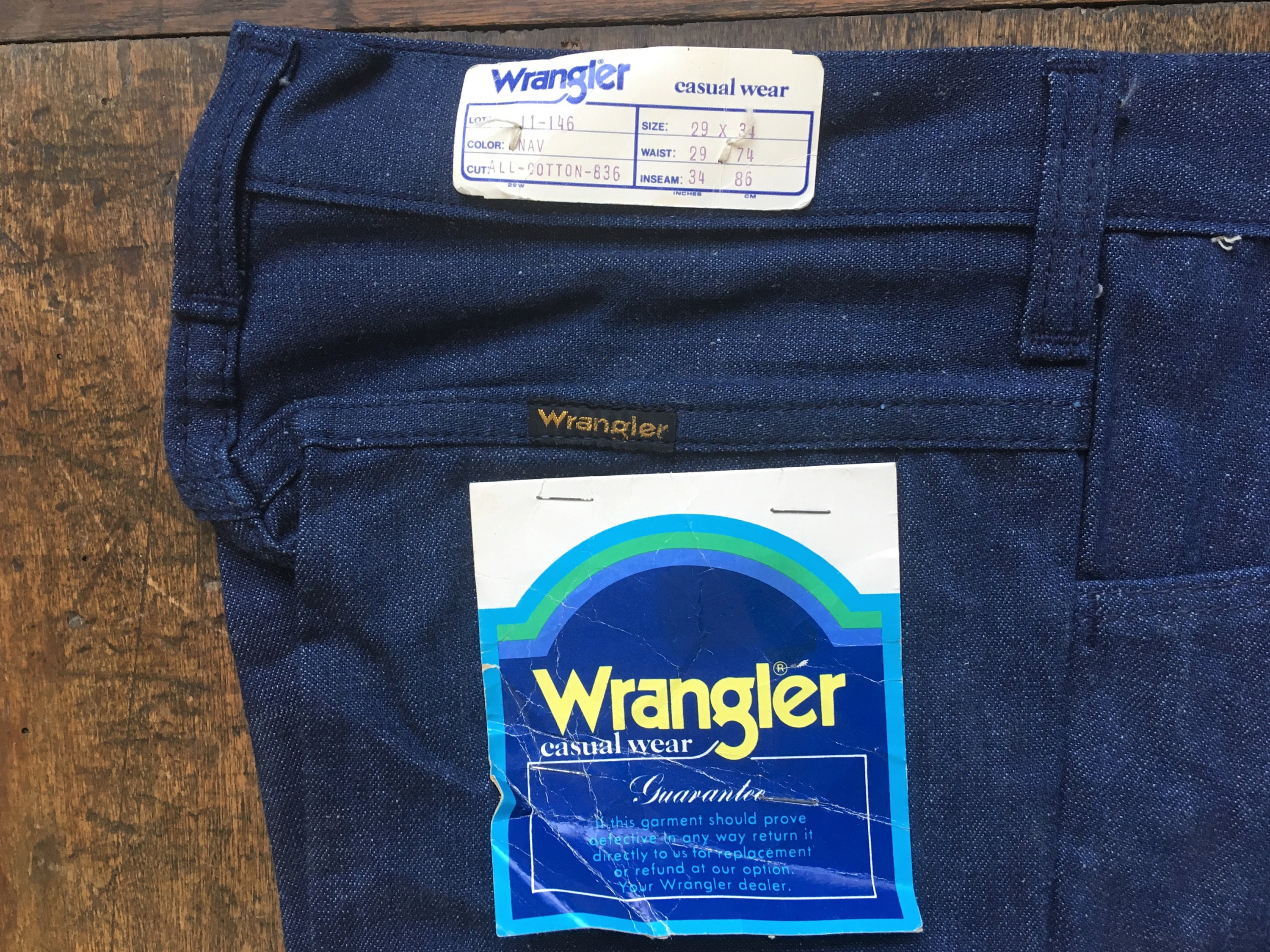 Wrangler Vintage Deadstock Bell Bottoms 11-146 Blue Bell Jeans - Etsy