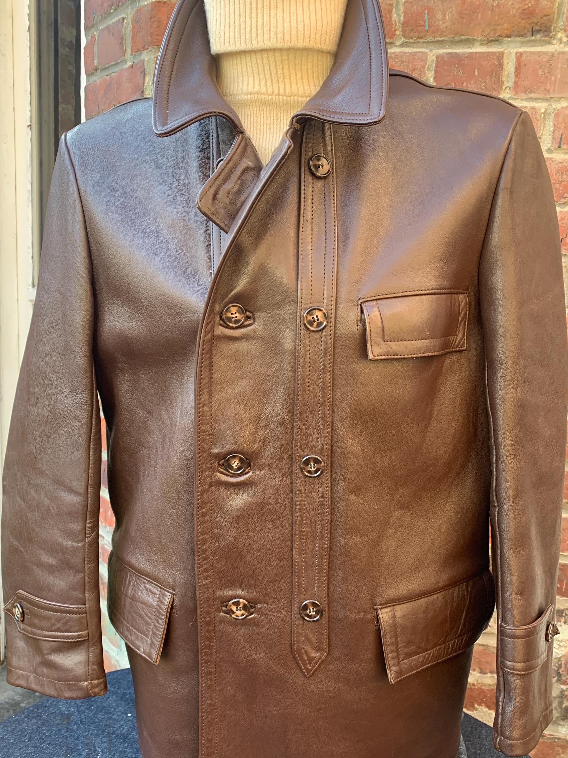 ジャケット・アウター Sisii FRENCH WORK LEATHER JACKET Sisii FRENCH WORK LEATHER JACKET
