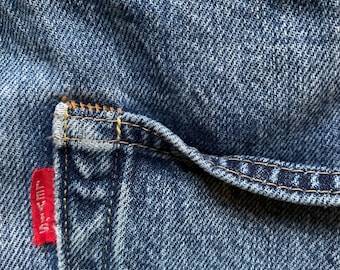 Levi's 501 Big E Steve Mcqueen Style Vintage LVC 1966 W29 L32