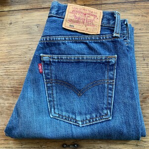 Levi's 501 90s Vintage W28 L32 Size Measured/actual Size Measured