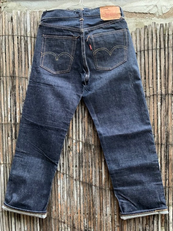 EXTRA RARE! Levi's 501 Big E Vintage Redline Selv… - image 2