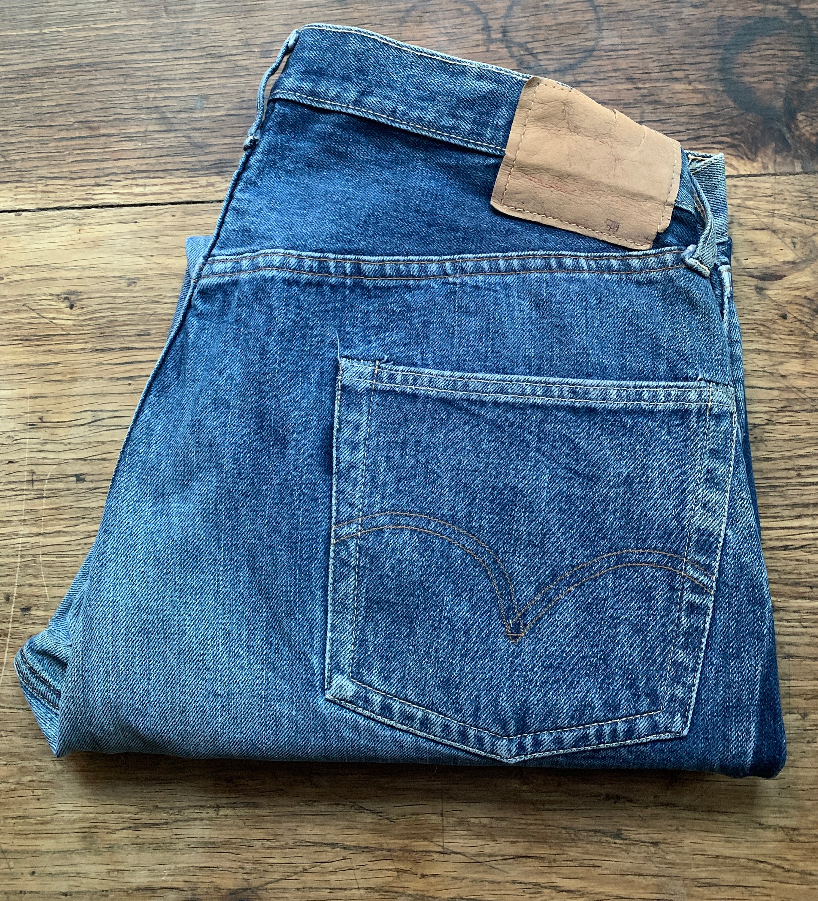 Levi's 501 Big E Vintage Redline Selvedge Made in USA W35 Levi's 501 Big E Vintage Redline Selvedge Made in USA W35