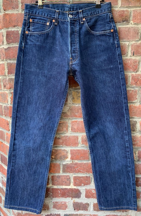 90s Levi's 501 Vintage W31 L34 Actual Size Measured/taille Réalité