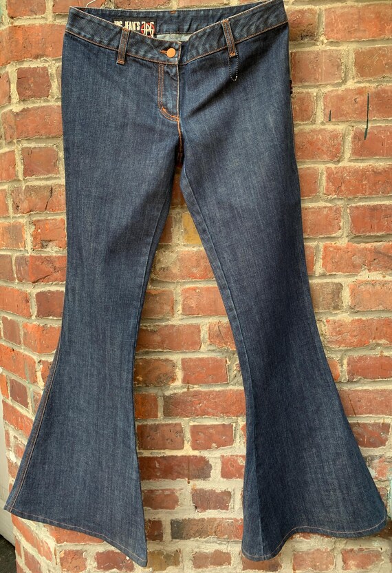 90s Jean Paul Gaultier JPG Flare Bell Bottoms W31 L34 Actual