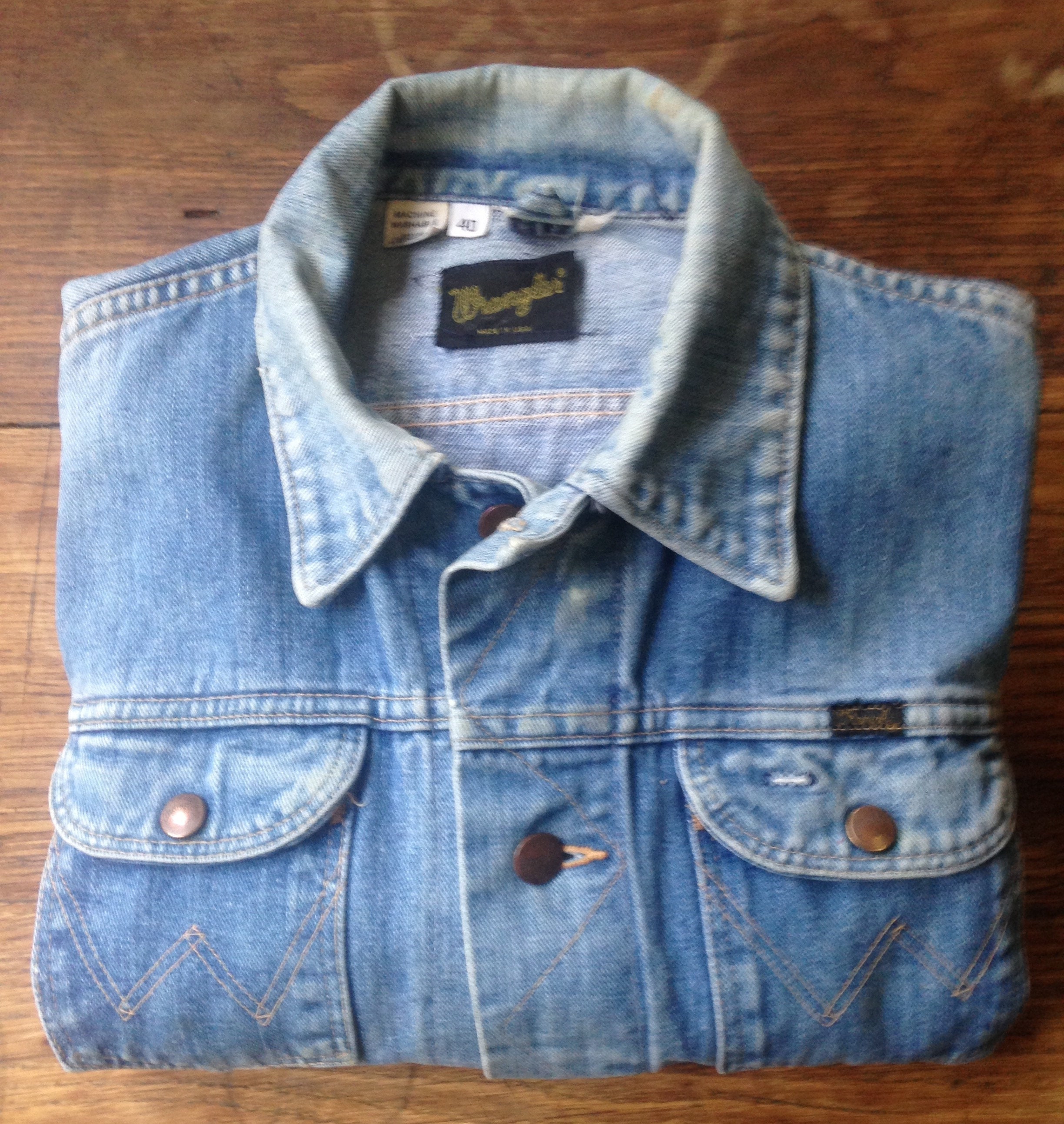 Wrangler icons 124mj denim jacket | eBay