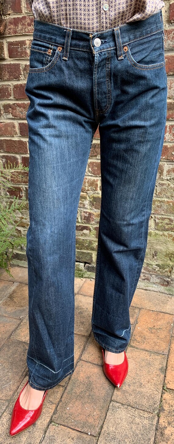 Levi s 501 Vintage W29 L32 Tamano real medido Tamano real medido W28 36Fr L31.5 80cm Buen estado Etsy Mexico