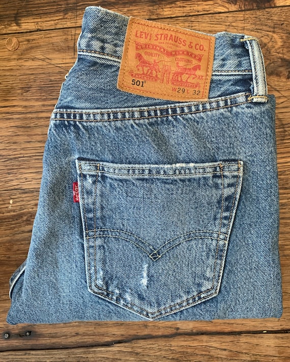Buy Levi s 501 Redline Selvedge Repro W29 L32 Actual Size Measured