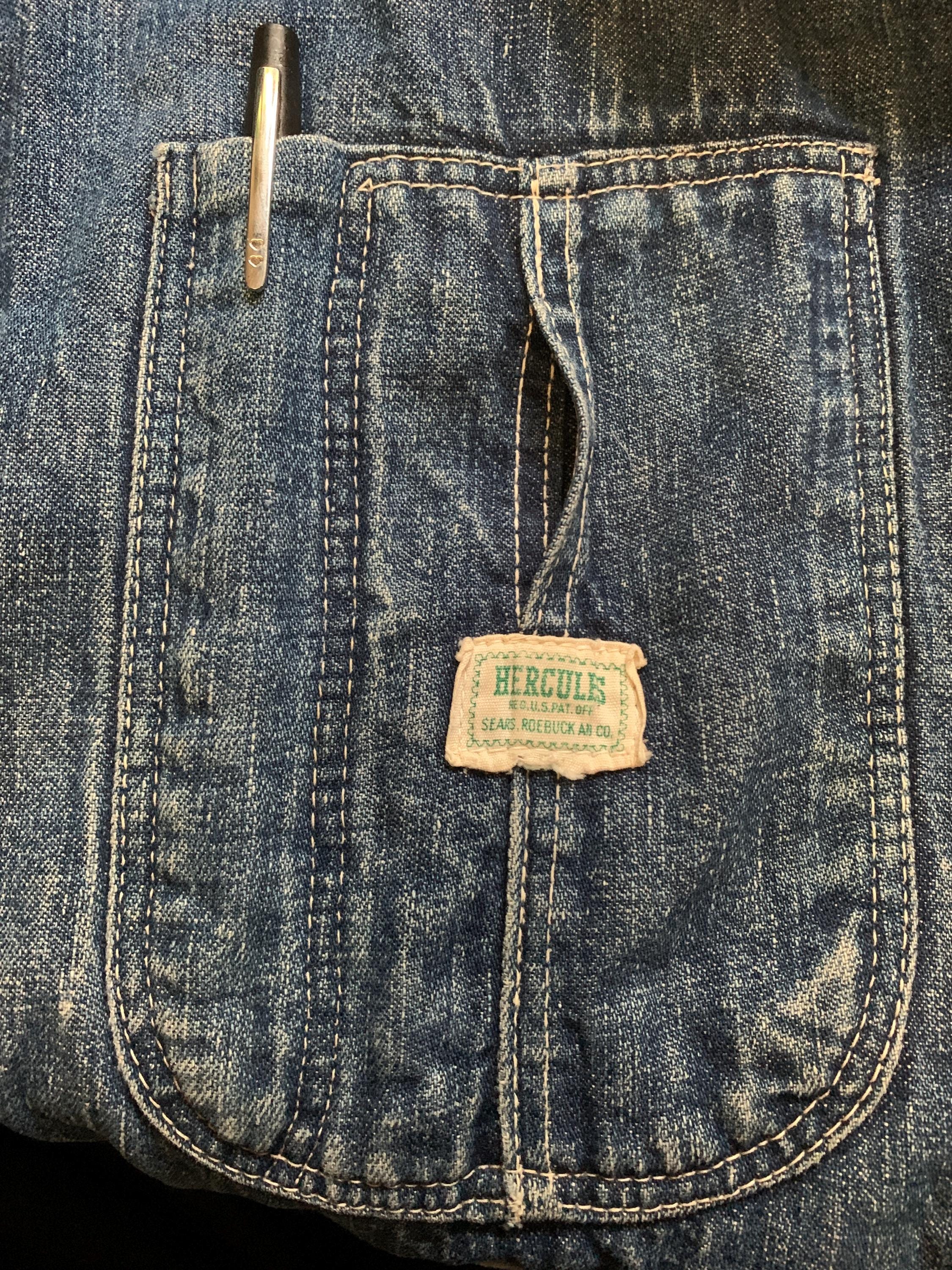 50s Hercules Vintage Chore Coat Work Jacket Made in USA Actual
