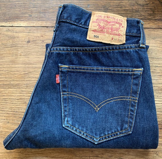 90s Levi's 501 Vintage W31 L30 Actual Size Measured/taille Réalité