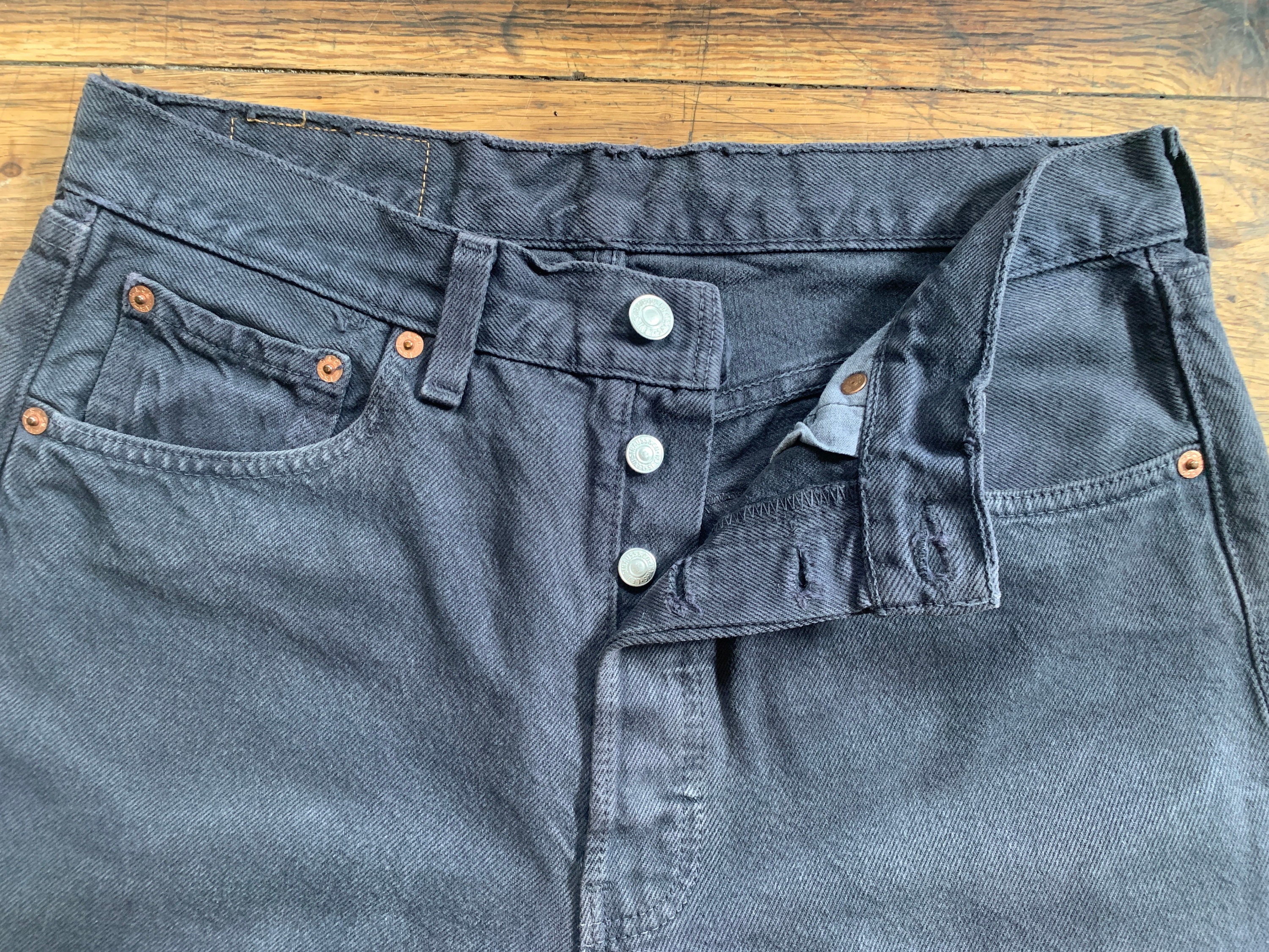 90s Levi's 501 USA Made Vintage W32 L32 Made in USA Actual