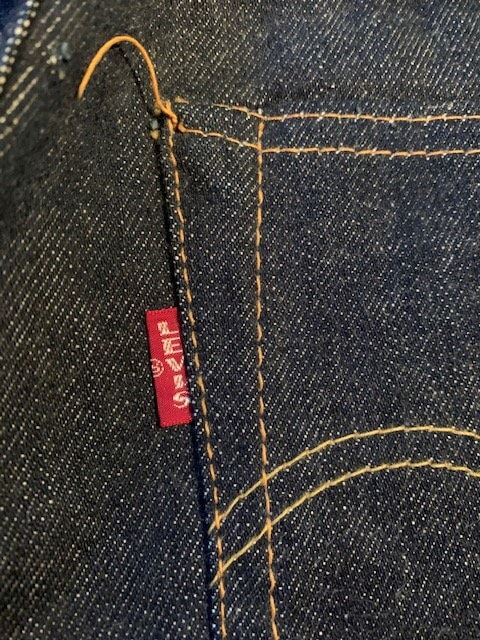 Pre-owned Levi's Vintage Lvc 551 Zxx 1961 Big E Red Line Selvedge Jeans  Folk City Men's