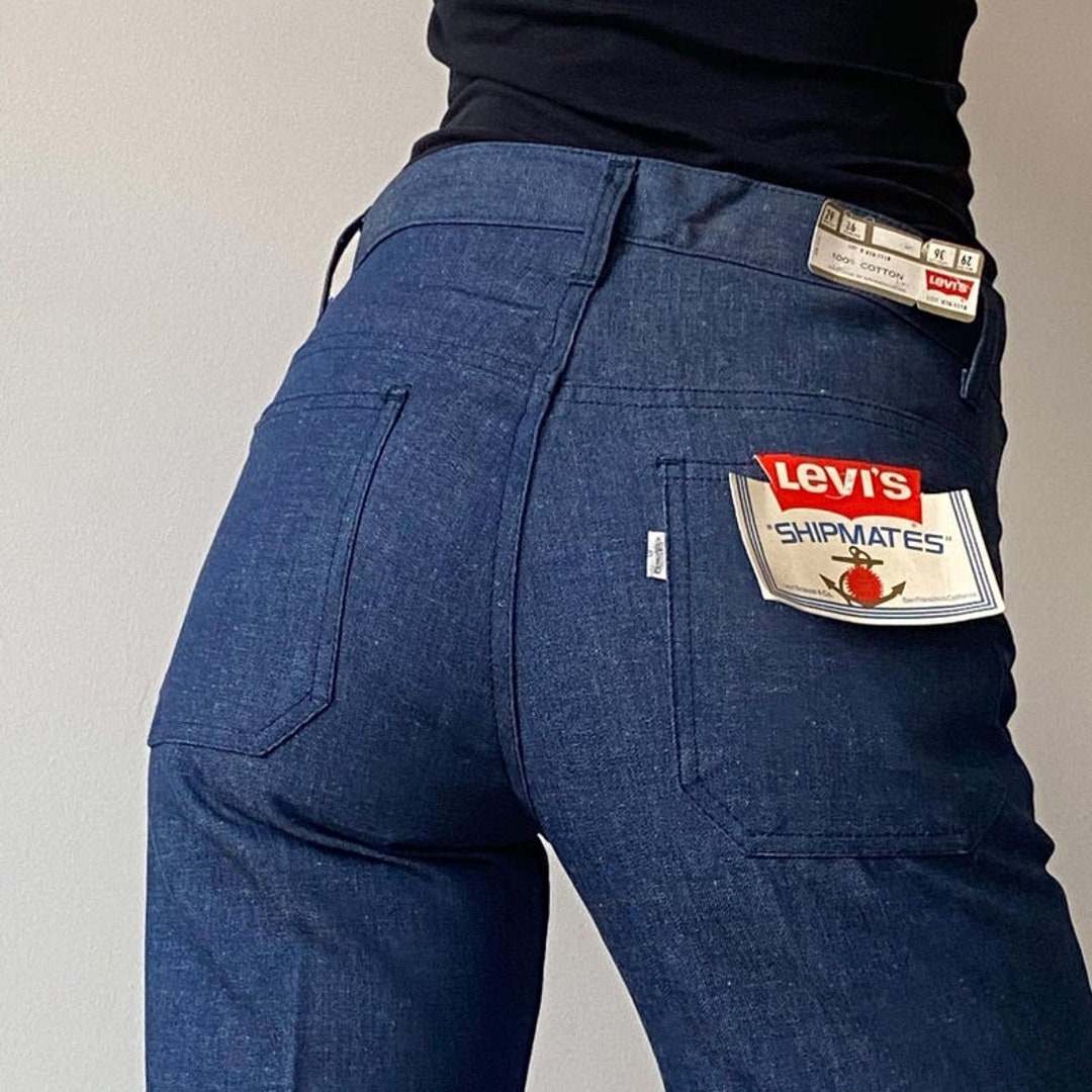 70s Levi's Vintage Bell Bottoms Deadstock Big E Shipmates W30 L36