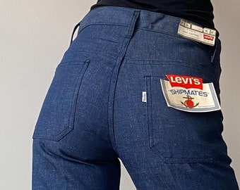 70s Levi's Vintage Deadstock Big E LEVI'S Shipmates Bell Bottom W30 L36 70s Size Measured-Actual Size Measured W30-38 Fr L36.55-92.5cm NOS