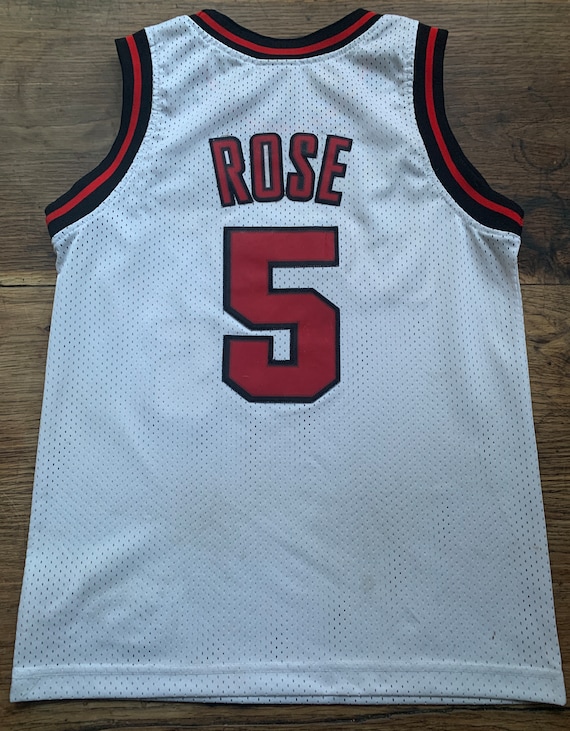 Vintage Nike Derrick Rose CHICAGO BULLS #5 Basketball Jersey