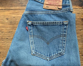 Vintage Levi's Engineered 0002xx W32 L32 Medium Blue RARE Levis