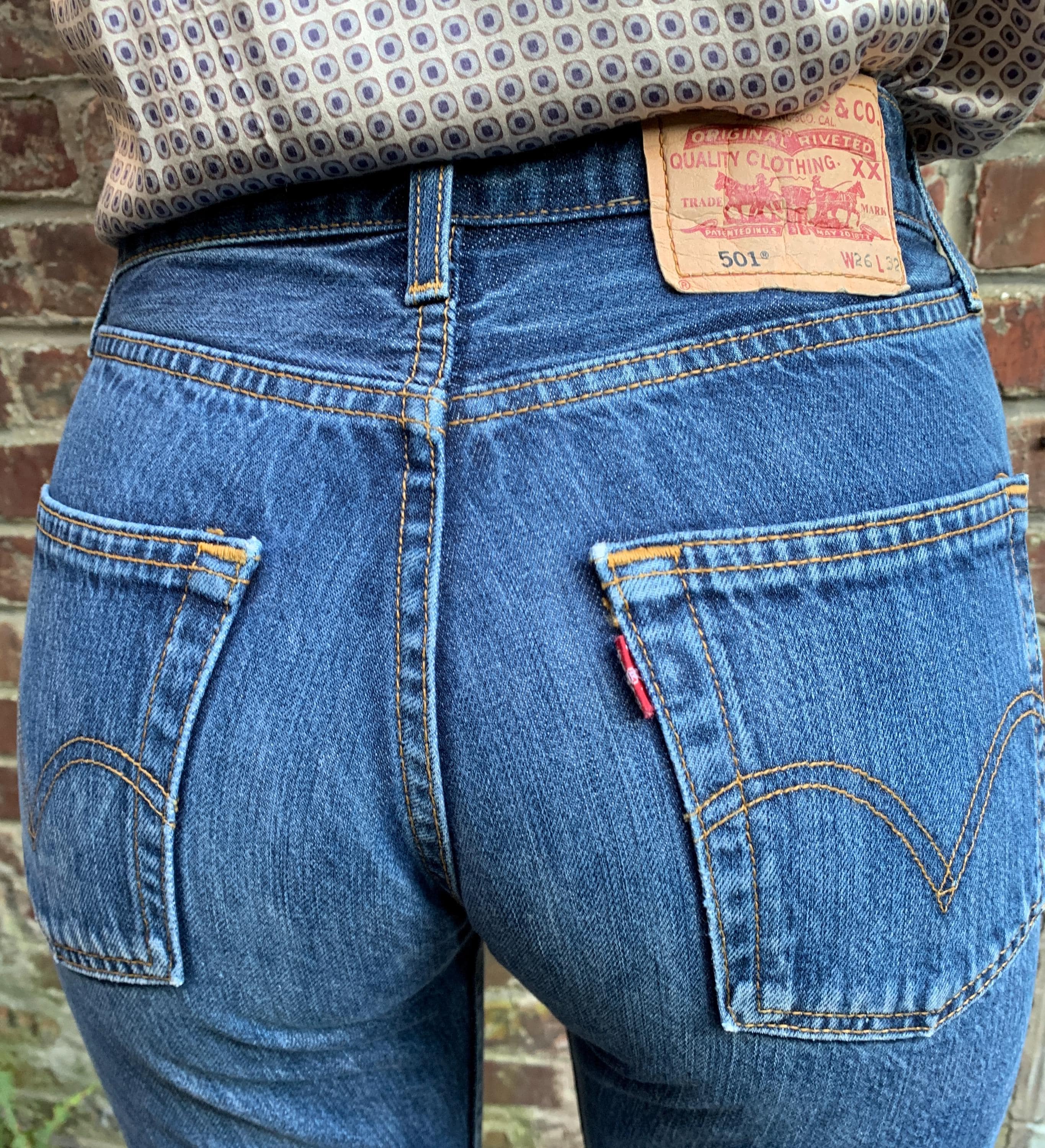 【90s USA製】Levi's 501 W32 L36 90s Levi's 501 Vintage W26 L32 Actual Size Measured/taille Réalité