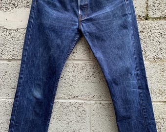 Levi's 501 90s Vintage W29 L32 Size Measured/actual Size Measured