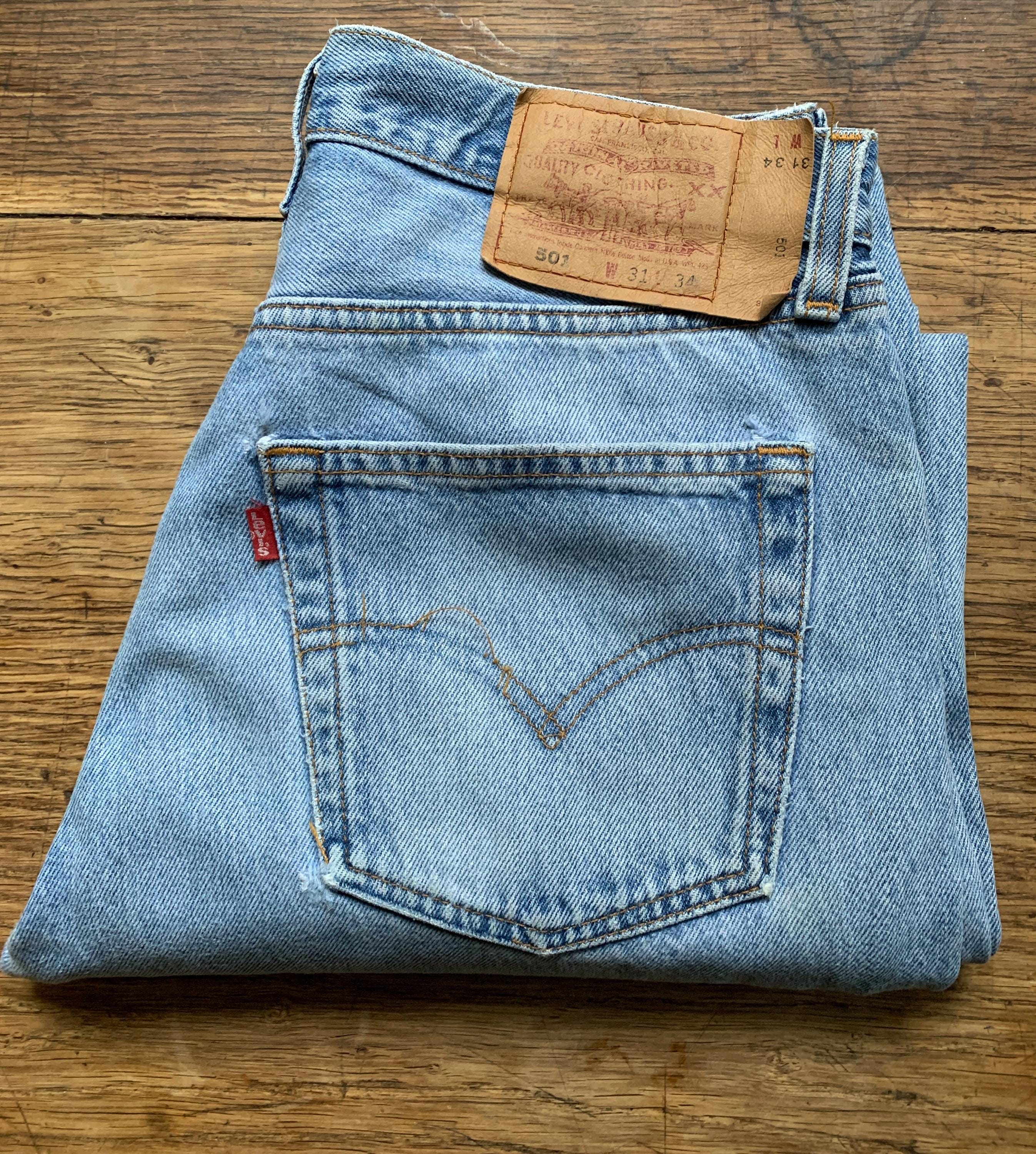 Levis 501 W31 L30 - Etsy Levis 501 W31 L30 - Etsy
