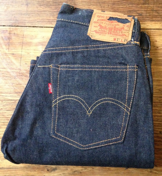 EXTRA RARE! Levi's 501 Big E Vintage Redline Selv… - image 3