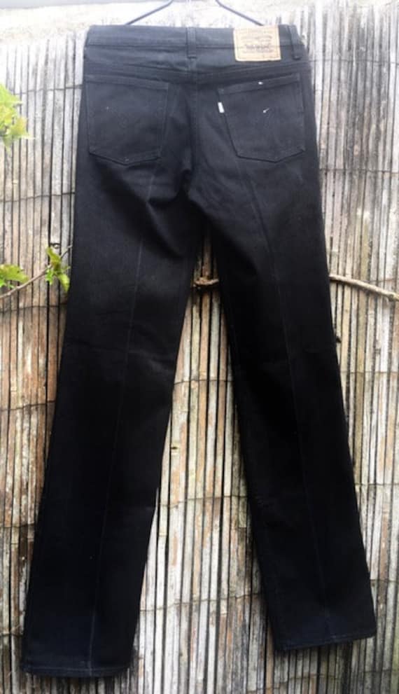 Levi's 630 Vintage Deadstock W30 L36 Black 80s NO… - image 2