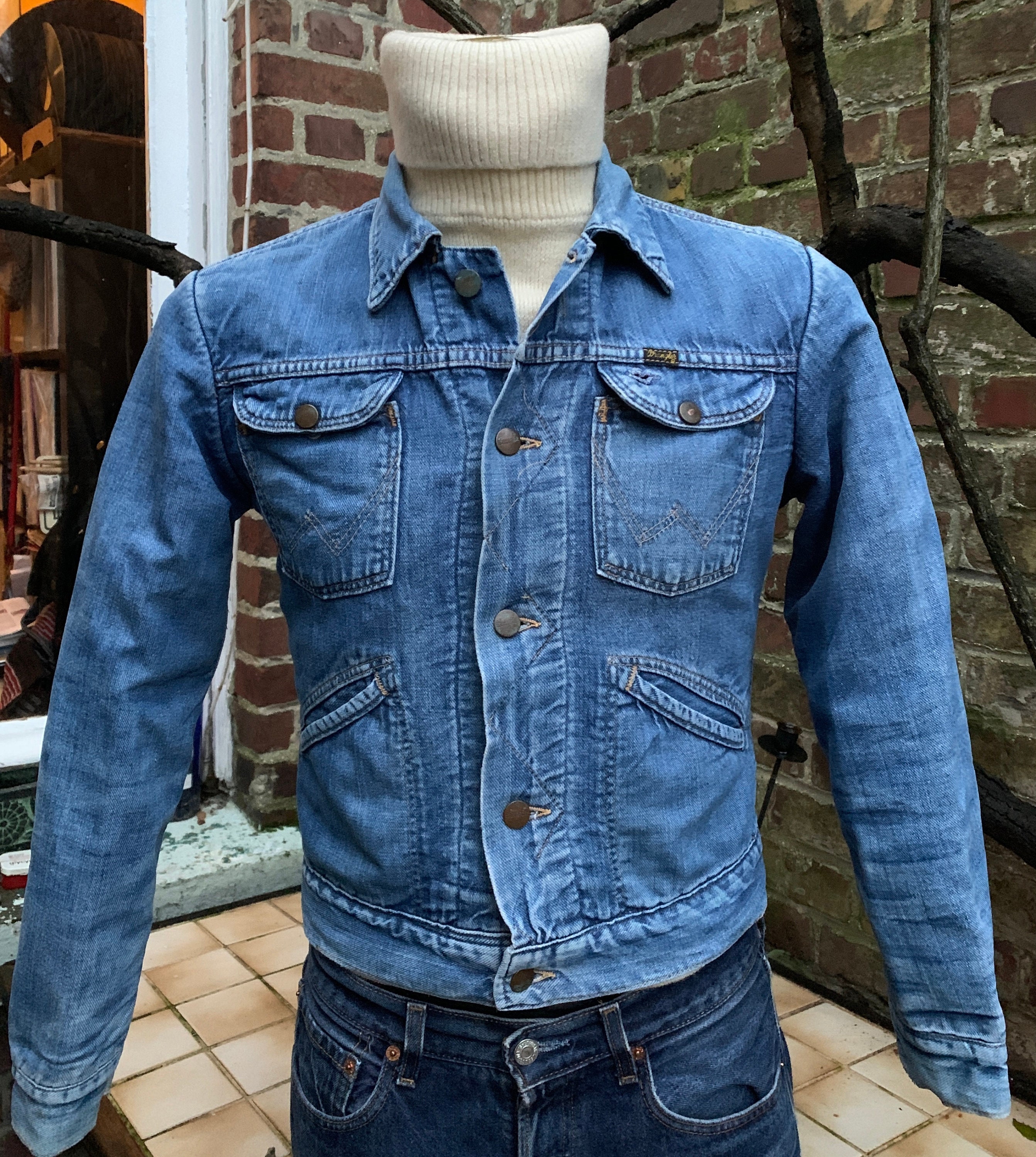 Wrangler Selvedge Vintage Jacket 1960s Selvedge Denim 124MJ