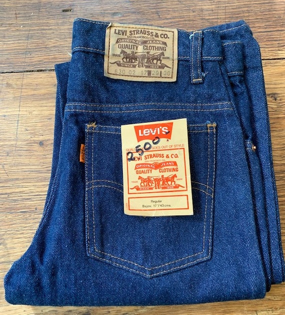 Levi's 630 Vintage Deadstock W29 L36 Actual Size Measured | Etsy Ireland