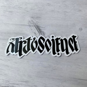 Chiropractic Ambigram Sticker