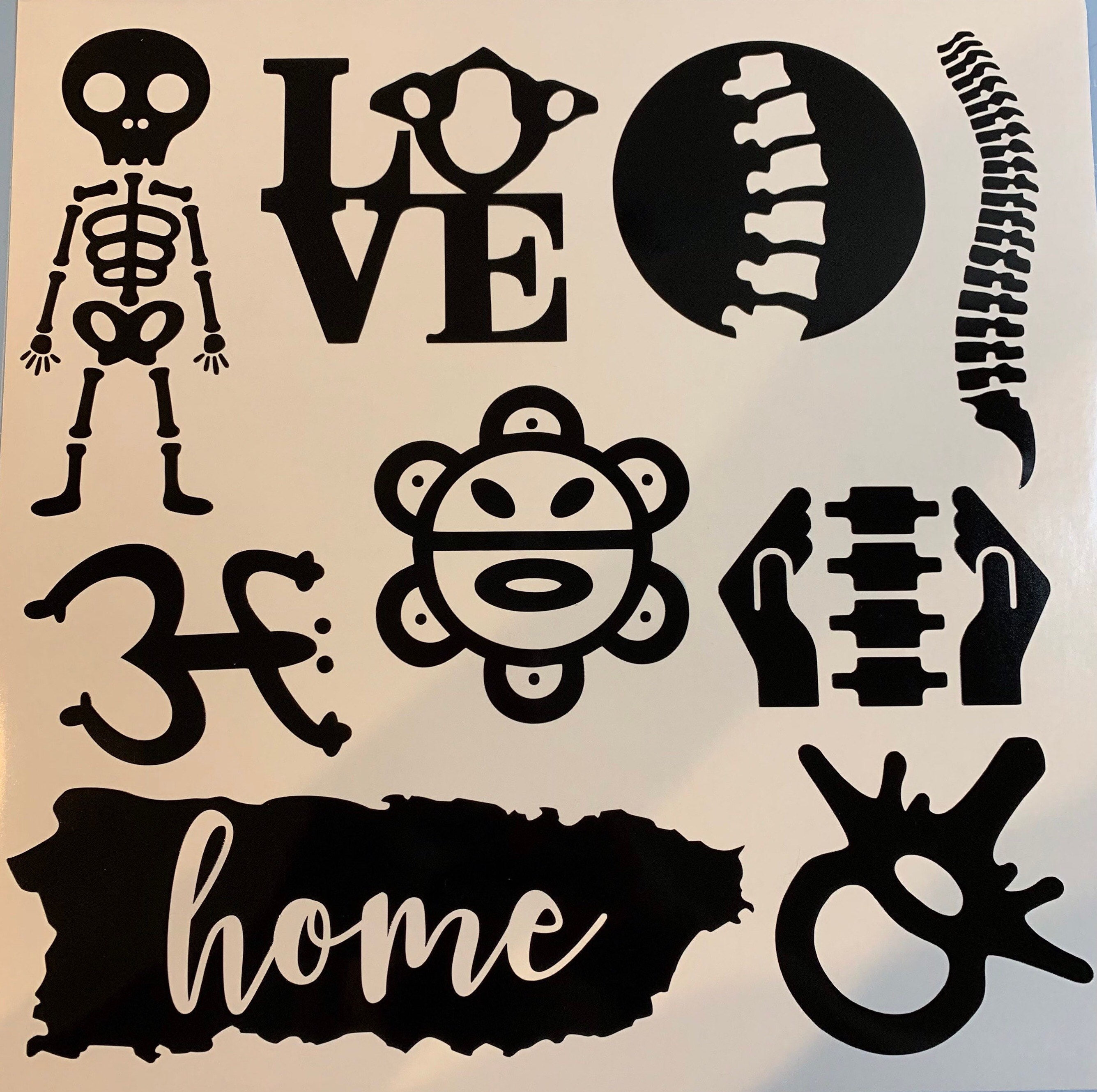 Chiropractic Vinyl Decals - Etsy