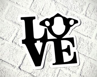 LOVE chiropractic sticker | vinyl waterproof stickers | Chiropractic