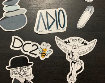 Chiropractic Stickers Collection | vinyl waterproof stickers | Chiropractic