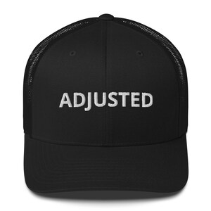 Adjusted Embroidered Trucker Cap