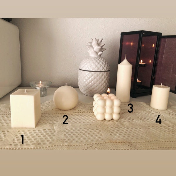 Soy Pillar Candles Etsy